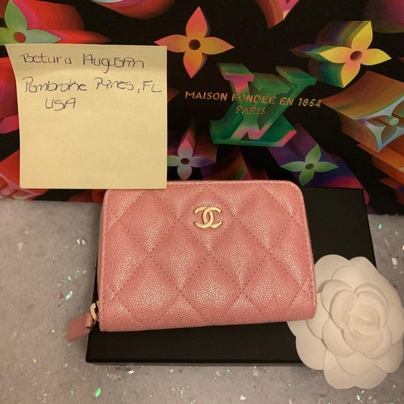 ❌SOLD❌19S iridescent pink zippy coin purse💕 - Picture 5 of 6